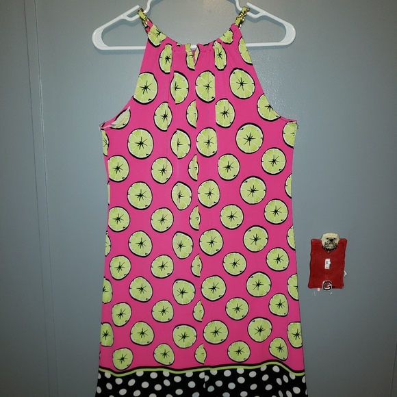 Kaari Blue Lady's Sleeveless Sundress with Grecian Neckline - Picture 2 of 4